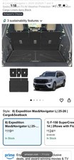 SMARTLINER Floor Mats 2 Row Liner Set Black Compatible with 2011