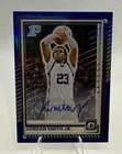 2025-26 Panini Donruss JORDAN SMITH JR #86 Auto Optic Blue Prizm /49