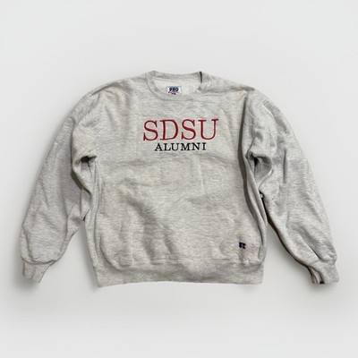 San Diego State University Mens Sweatshirt Aztecs SDSU Alumni Russell Athletic 