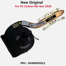 CPU Cooler Fan Heatsink For Lenovo ThinkPad X1 Carbon 7th Gen Yoga 5H40W65011