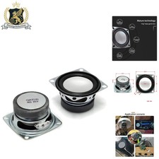 2" Full Range 4Ohm Stereo Speaker Pair with Bass Boost for Creative Projects