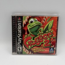 Frogger 2 Swampy's Revenge PlayStation 1 one PS1 Black Label CIB Black Label