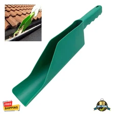 Garden Gutter Scoop Cleaner Flex Fit Roof Tool Leaf Debris Removal Shovel
