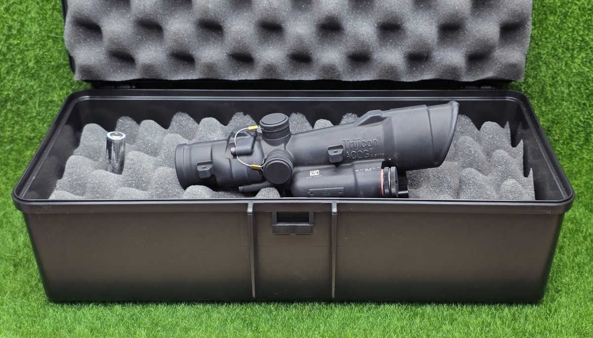 Trijicon 3.5x35 ACOG Scope LED Green Chevron .308 Ret. w/ Mount