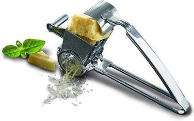 Boska Holland Stainl Steel Rotary Cheese Grater, Handheld, Romano,