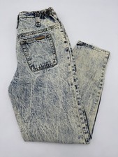 Vintage PS Gitano Acid Wash Jeans Womens 12 Short High Rise Stretch Waist Denim