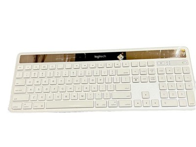 Logitech K750 Wireless Solar Keyboard w/ Dongle Receiver - Works!