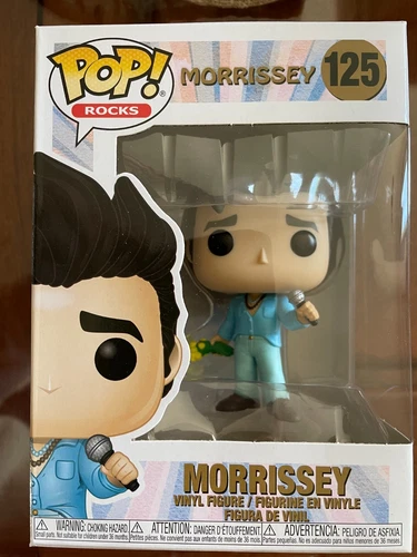 Funko Pop! Rocks Vinyl: Morrissey #125 Vaulted 2019, Rare, with Protector!
