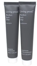 Living Proof Perfect Hair Day Shampoo & Conditioner Travel Set 1 oz ea Brand New