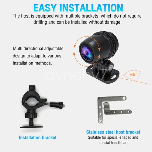 Wifi Motorcycle Dash Cam DVR 3" HD 1080P Camera Waterproof Night Vision Recorder - Picture 15 of 30