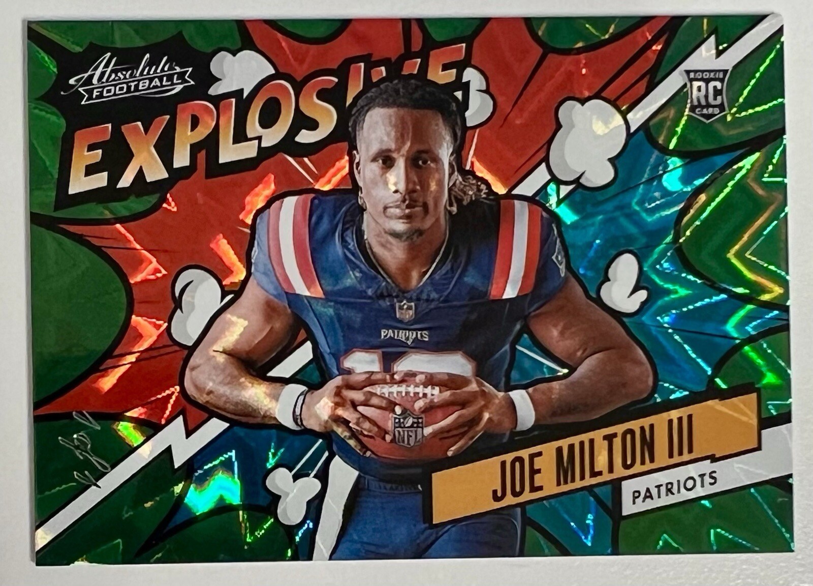 2024 Panini Absolute Green Explosive 1/1 Joe Milton III #EX-JMN OFFERS ACCEPTED