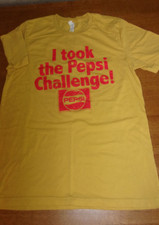 Bella+Toile Homme Grand Tshirt Jaune "J'ai Relevé le Défi Pepsi" 100% Coton