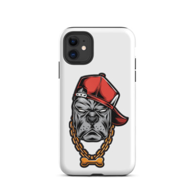  Heavy Duty Tough IPhone Model Scratch Resistant White Case Cute Dog Picture
