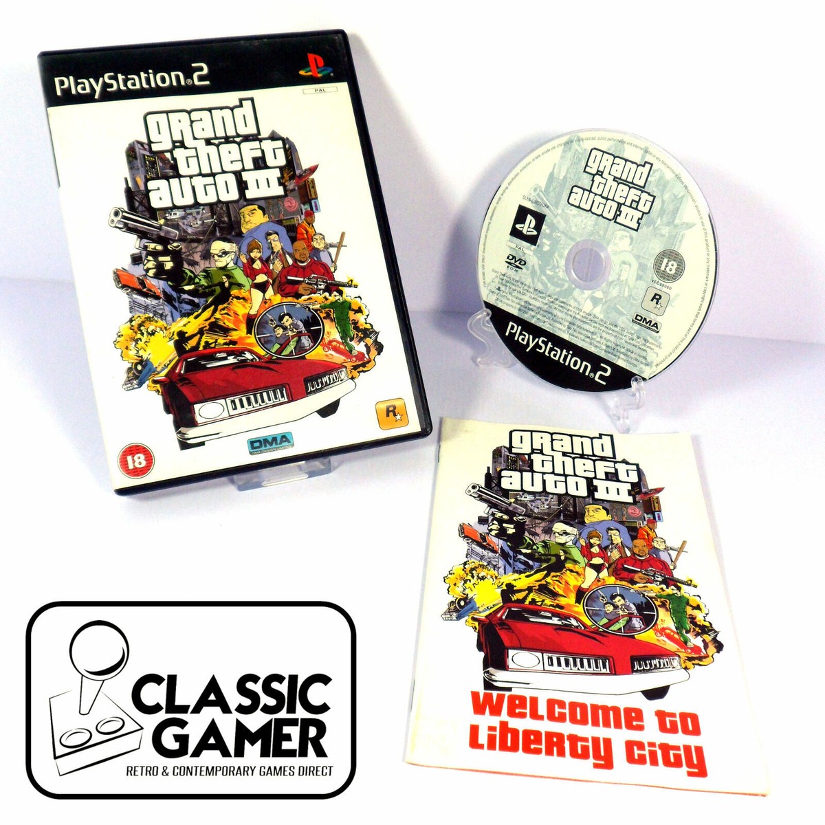 Grand Theft Auto III / GTA III - SLES-50330 (PS2