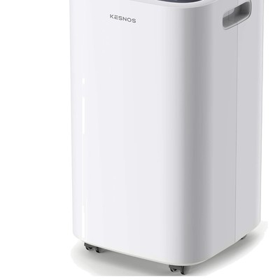 Whisper-Quiet Dehumidifier for 2500 Sq. Ft. Homes - 24 Hr Timer & Auto Shutoff