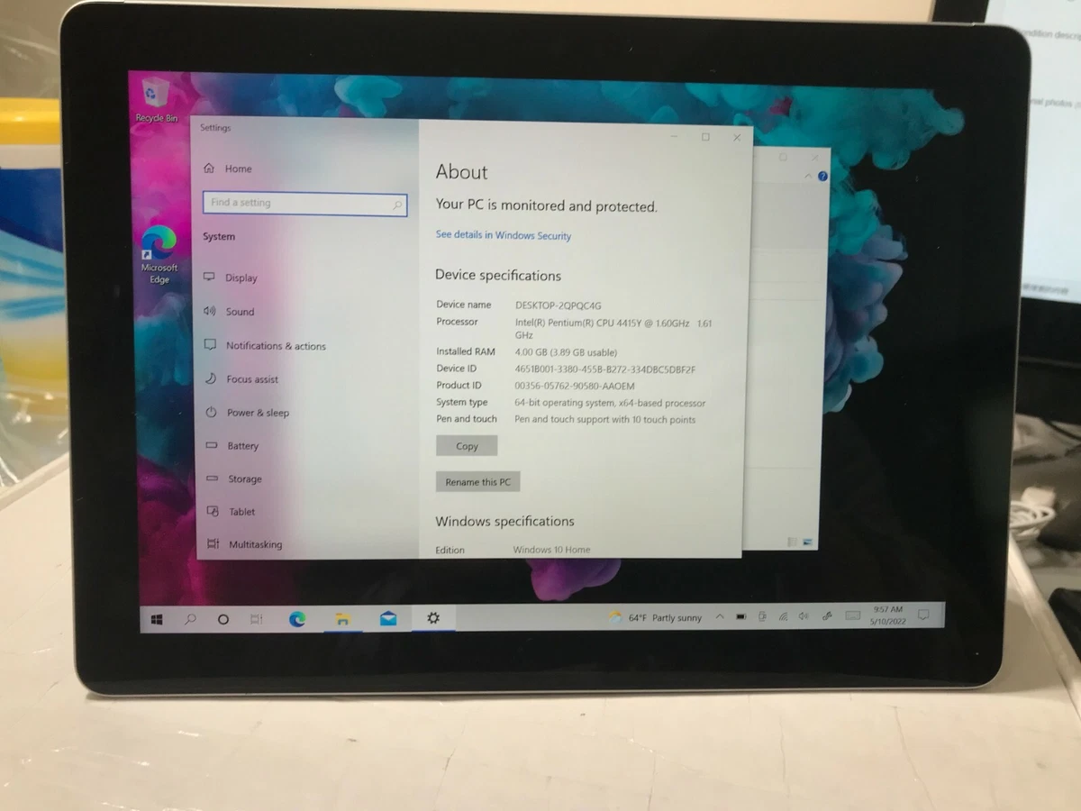 Amazon.com : Microsoft Surface Go 10 ...