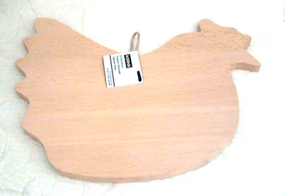 Chicken Cutting Board 13'' x 11.2'' x .5'' by Art Minds Bamboo
