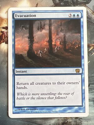 1x Evacuation 8th Eighth Edition MP MTG Magic the Gathering x1 MKE