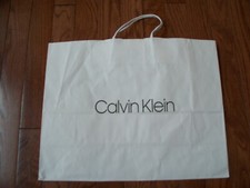 Calvin Klein Paper bag White 