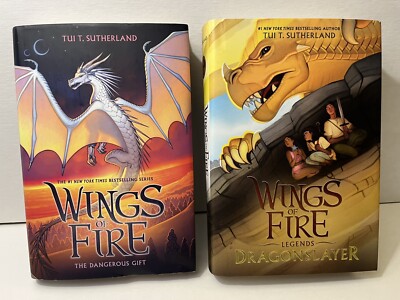 WINGS OF FIRE LEGENDS DRAGONSLAYER + WINGS OF FIRE A DANGEROUS GIFT