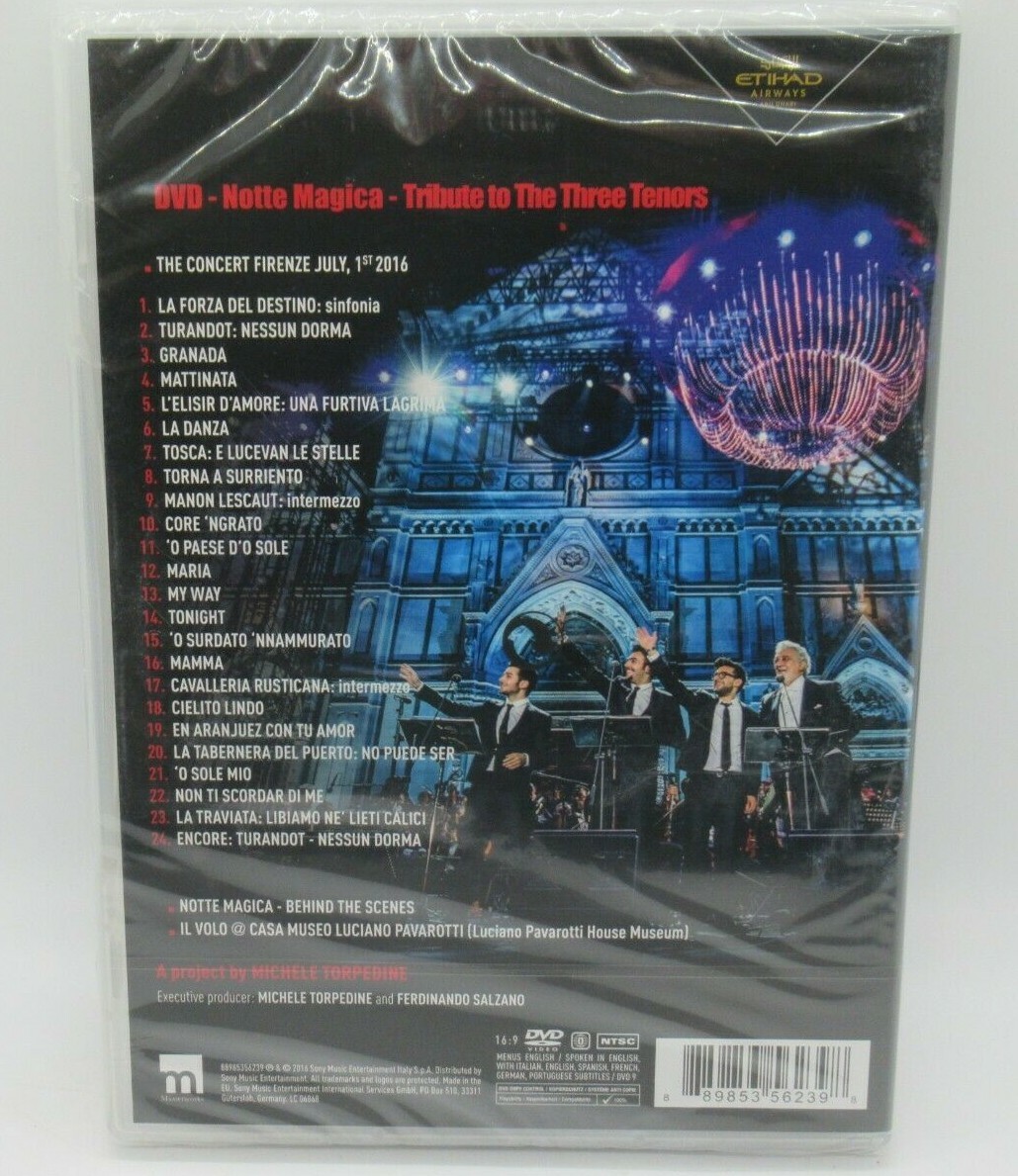 【中古DVD】Il Volo Notte Magica: PLACIDO DOMINGO A Tribute to Three Tenors [DVD] Notte Magica IL Volo with Placido Domingo A Tribute to the