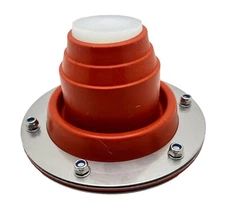 Flashing Kit Silicone Metal Roof Pipe High Temp Round Base Fire-resistance