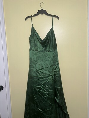 rihoas green dress Green Floral Square Neck A-Line Maxi Dress main image 1