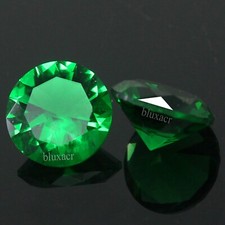 Natural MUZO Colombian Green Emerald 7x7 MM Round Cut Pair AAA Certified Gems