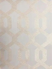 York Wallcoverings Y6221201 Modern Classic Pattern Viva Lounge Wallpaper Beige