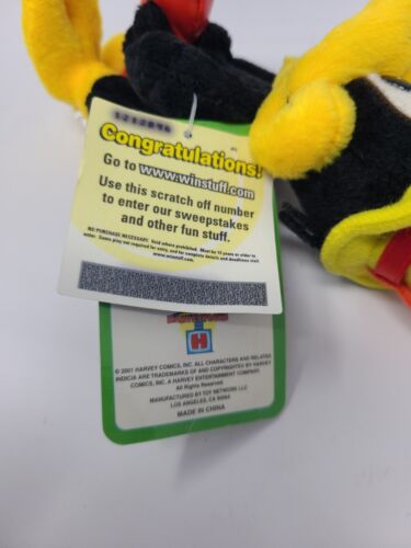 Buzzy the Funny Crow 7" Stuffed Animal Plush 2001 Harvey Comics - With Tags - Picture 4 of 5