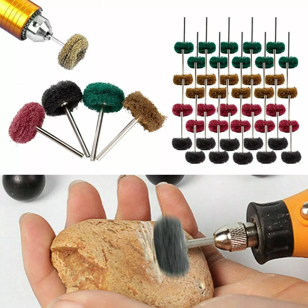 40Pcs Dremel Rotary Tool Accessories Kit Grinding Polishing Shank Craft Bits  USA