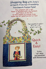 Patchwork Posies Tote Kit includes fabric