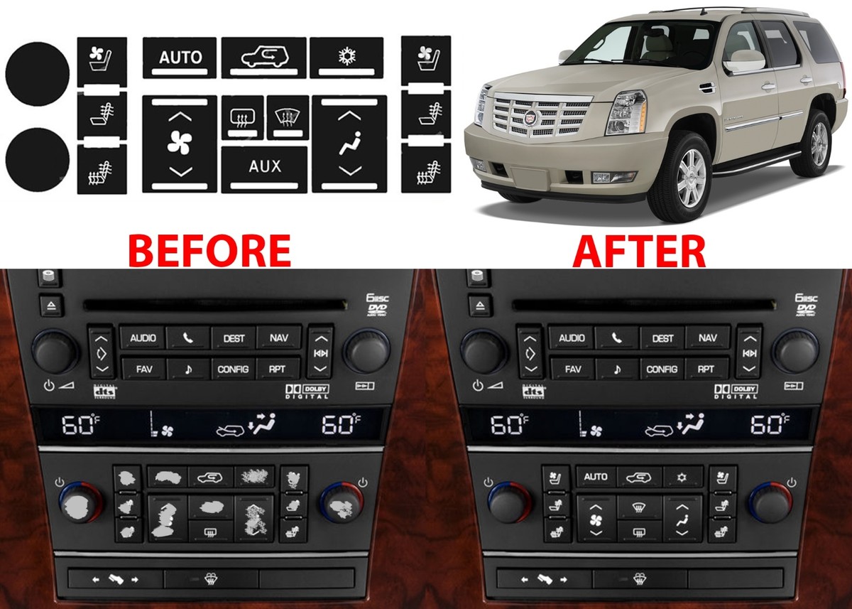 AC Button Repair Kit For 2007-2014 Cadillac Escalade Fix Your