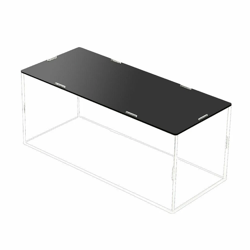 34*14*14CM Acrylic Display Base Dust-proof Box Transparent For Car Anime Toy - Image 2 of 4