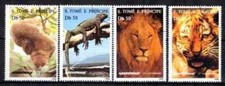Animaux faune sauvage St Thomas et Prince 1996 (31) Yv. 1264 CQ  à CT oblitérés