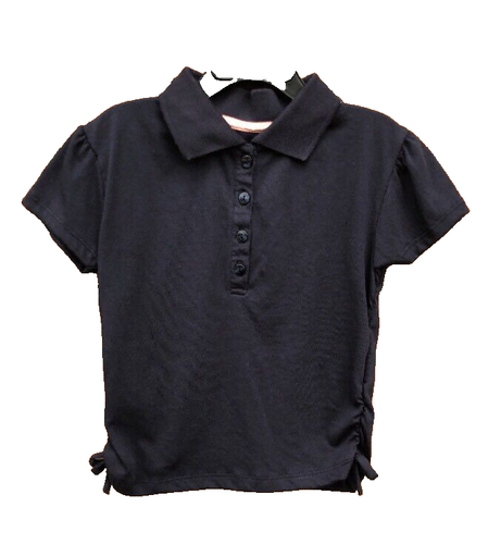 Uniform shirt Little Girls S (4) Eddie Bauer School Polo Shirt Navy Blue NEW