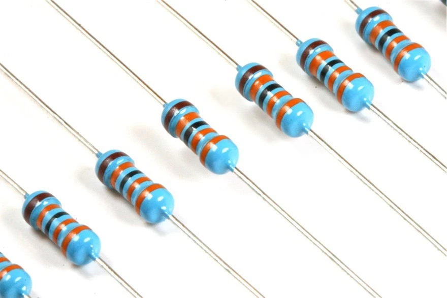VARIOUS Metal Film Resistors 0.25watt (1/4W) 1R to 127K OhMIC Values (Bags of 25)