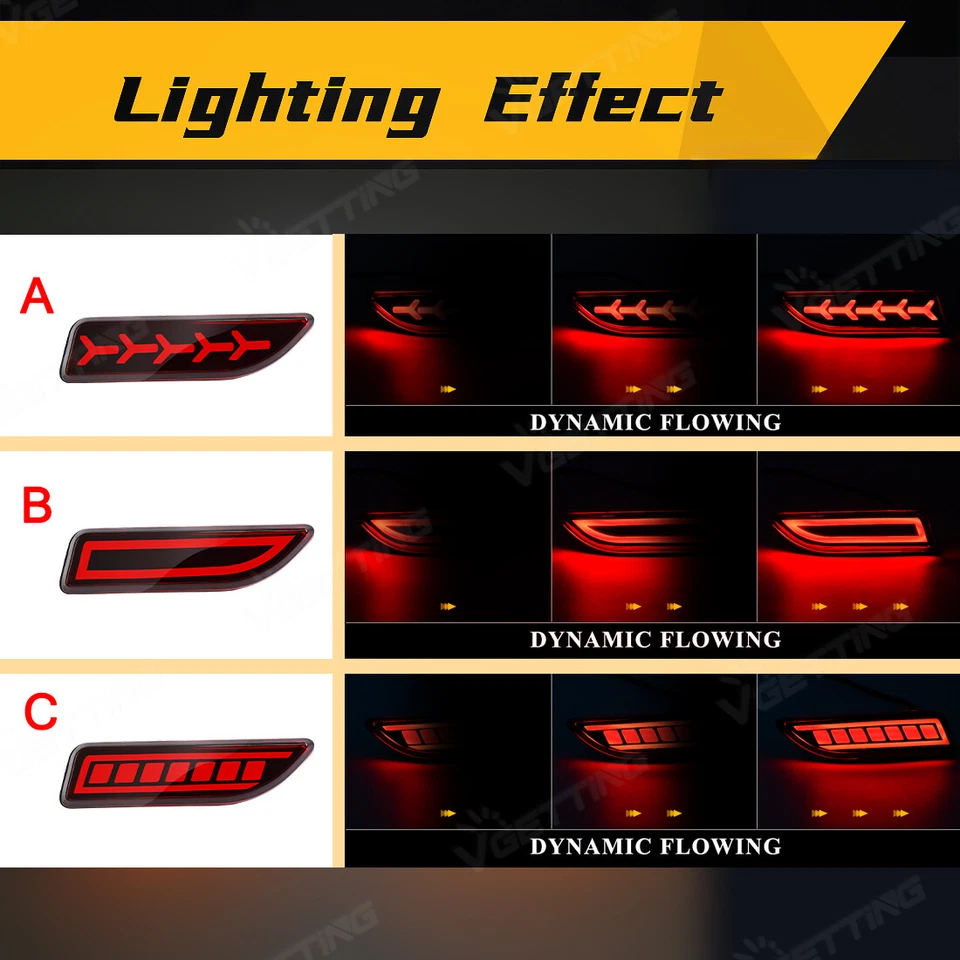 Luces de freno reflector parachoques trasero LED para Toyota Corolla Lexus CT200h 2011-2013 Foto 4 de 4