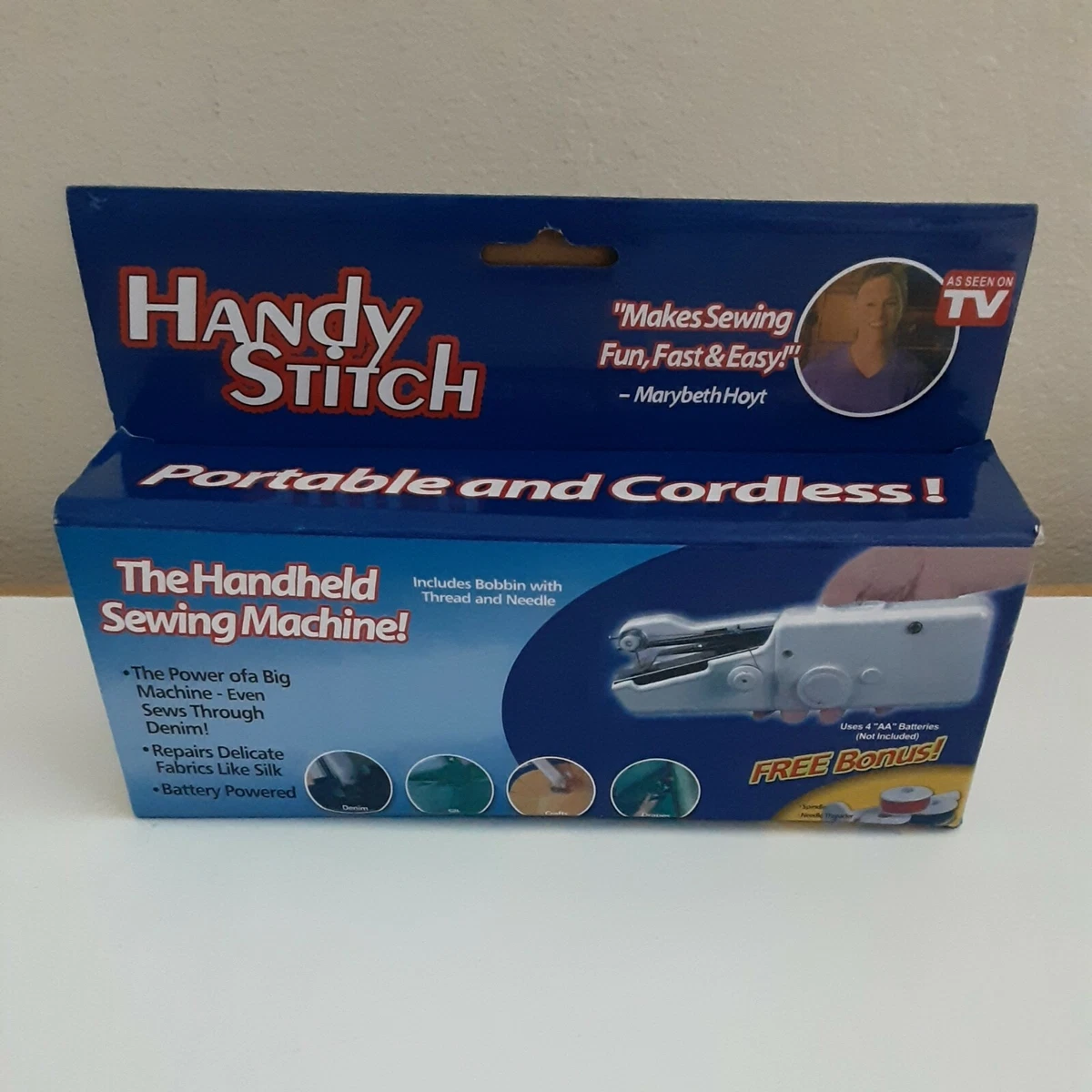 Handy Stitch Portable Handheld Sewing Machine As Seen on TV, Handheld