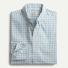 J. Crew Men's Slim Fit Lightweight Secret Wash COOLMAX Cotton Poplin Shirt NEW M