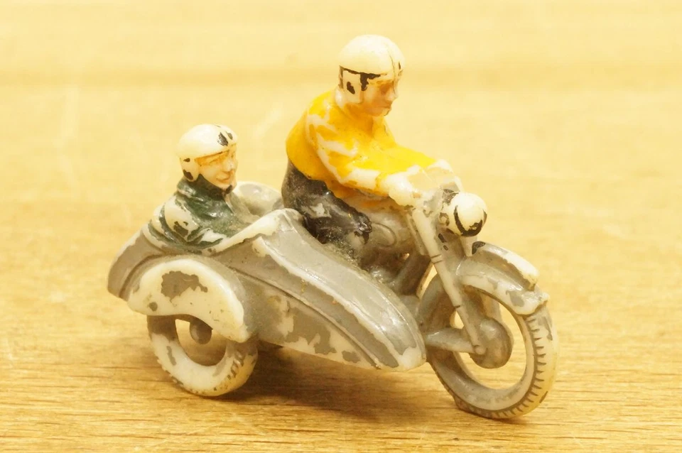 1:60 SIKU Plastica, V 41 Moto Con Sidecar Senza OVP Raro - Immagine 2 di 4