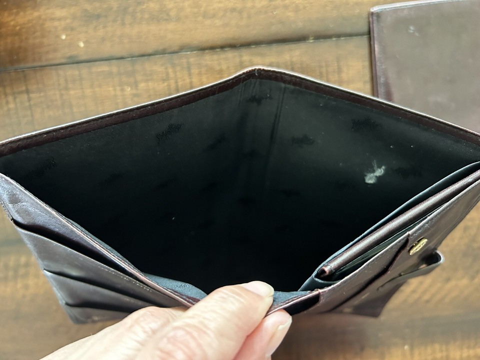 Vintage Braun Büffel Buffel Wallet & Travel Passport Wallet West