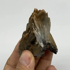 66.4g, 2.1"x1.7"x1.4", Small Blue Barite Mineral Specimen @Morocco, B10804