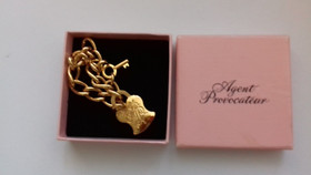 AGENT PROVOCATEUR CUTE gold coloured corset lock  bracelet ONE SIZE Gift Box