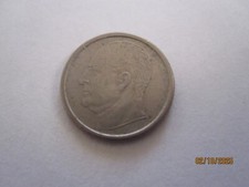 1960 NORWAY 25 ORE CIRCULATED COPPER-NICKEL COIN KM#407
