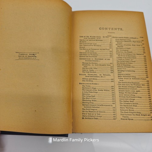 The Poetical Works of Sir Walter Scott Complete Edition 1884 - Picture 7 of 9