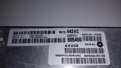 2013 Dodge Durango Computer Brain Engine Control ECU ECM EBX  