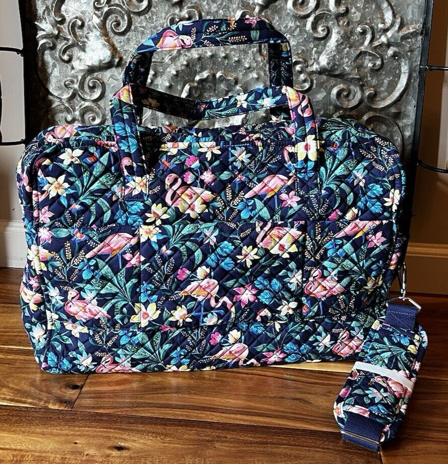 Handbag Vera Bradley Flamingo Crossbody Cosmetic Bag Vera Bradley