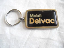 Vintage Mobil Oil and Gas Delvac Advertising Keychain