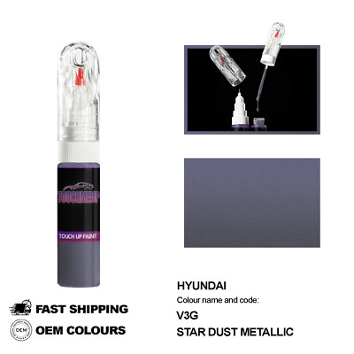 FÜR HYUNDAI STAR DUST V3G Ausbesserungslackstift Pinsel Fix Kit Kratzer Chip ...